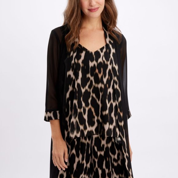 246352 Animal Print Cover Up by FRANK LYMAN